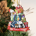 Indianapolis Colts And SN 2 Layered Piece Wooden Ornament Custom Your Family Name, Sport Ornament, Fan Gifts, Hanging Decorations EHIVM-52192