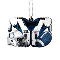 Indianapolis Colts Car Ornament Custom Name And Number, Sport Ornament , Sport Decorations ETRG-52166