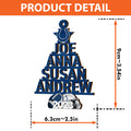 Indianapolis Colts Car Ornament Custom Names And Choose Number Of Names, Sport Team And Christmas Tree Ornament ETRG-52189
