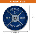 Indianapolis Colts Fitness Circle Aluminium Custom Ornament 2 Side Trending New Arrivals H52884 ETUG311023