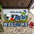 Indianapolis Colts Football Team Doormat Personalized Your Family Name, Sport And Grinch Doormat, Football Lovers Gifts, Home Decorations ETHY-53152