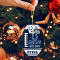 Indianapolis Colts Wooden Ornament 2 Sides Personalized Your Name, Sport Team Ornament, Sport Hanging Decorations, Sport Gifts