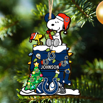 Indianapolis Colts Wooden Ornament Personalized Your Name, SN Ornament, Christmas Gifts For Sport Lovers, Sport Home Decorations ETHY-52323