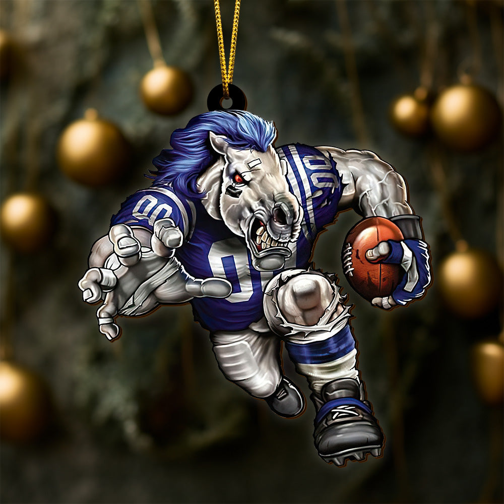 Indianapolis Colts Wooden Ornament, Sport Ornament , Sport Decorations ETRG-52171