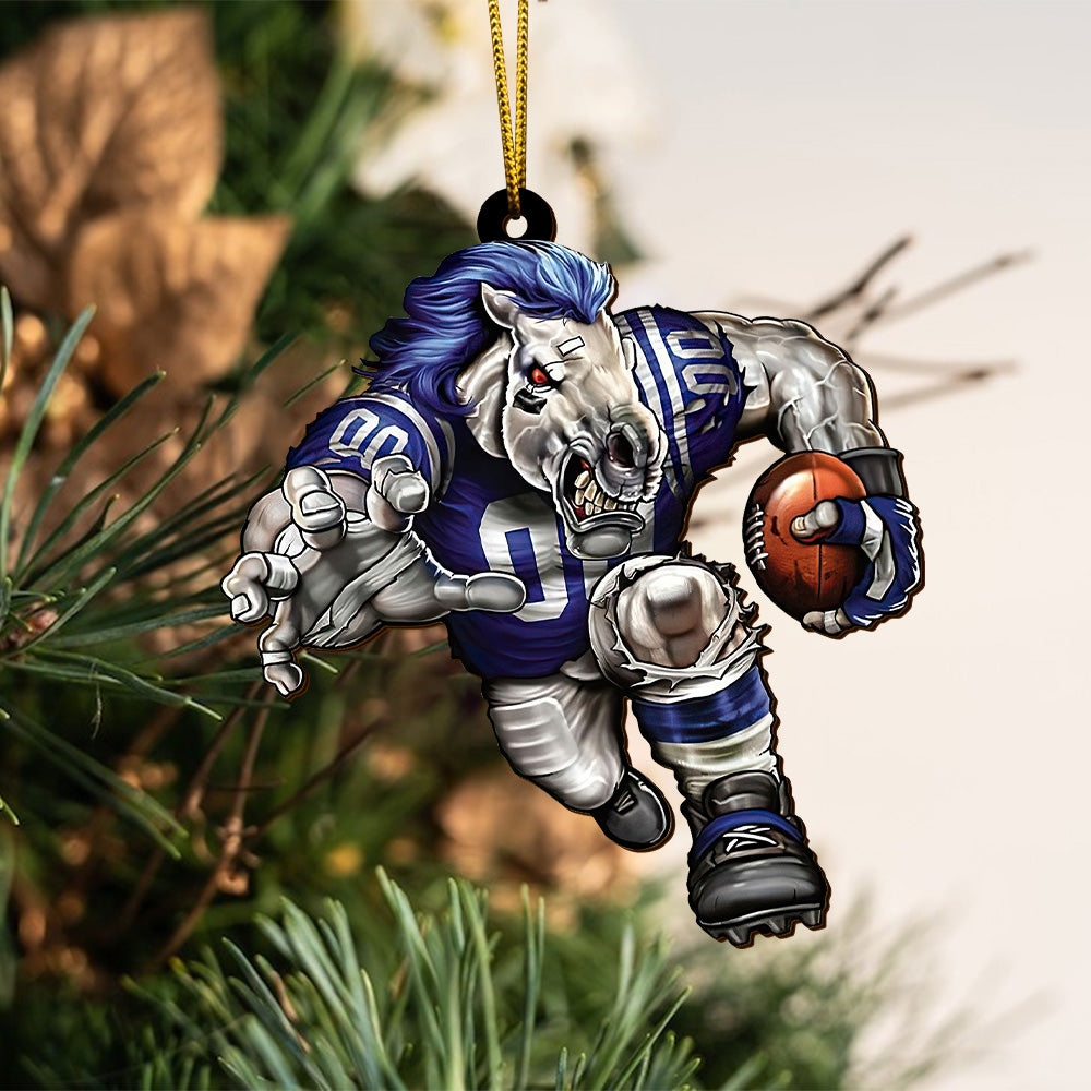 Indianapolis Colts Wooden Ornament, Sport Ornament , Sport Decorations ETRG-52171