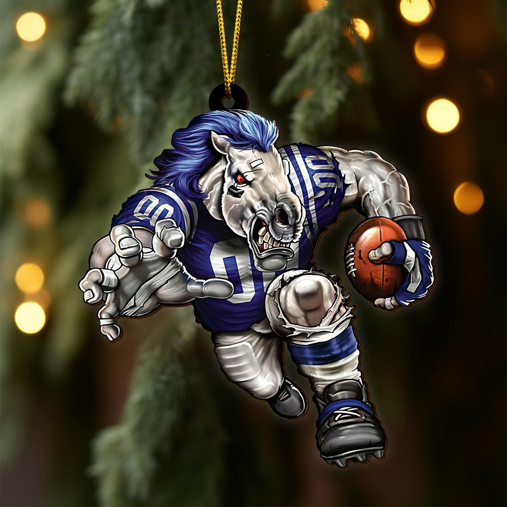 Indianapolis Colts Wooden Ornament, Sport Ornament , Sport Decorations ETRG-52171