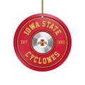 Iowa State Cyclones Fitness Circle Aluminium Ornament 2 Side Trending New Arrivals H52883 ETUG311023