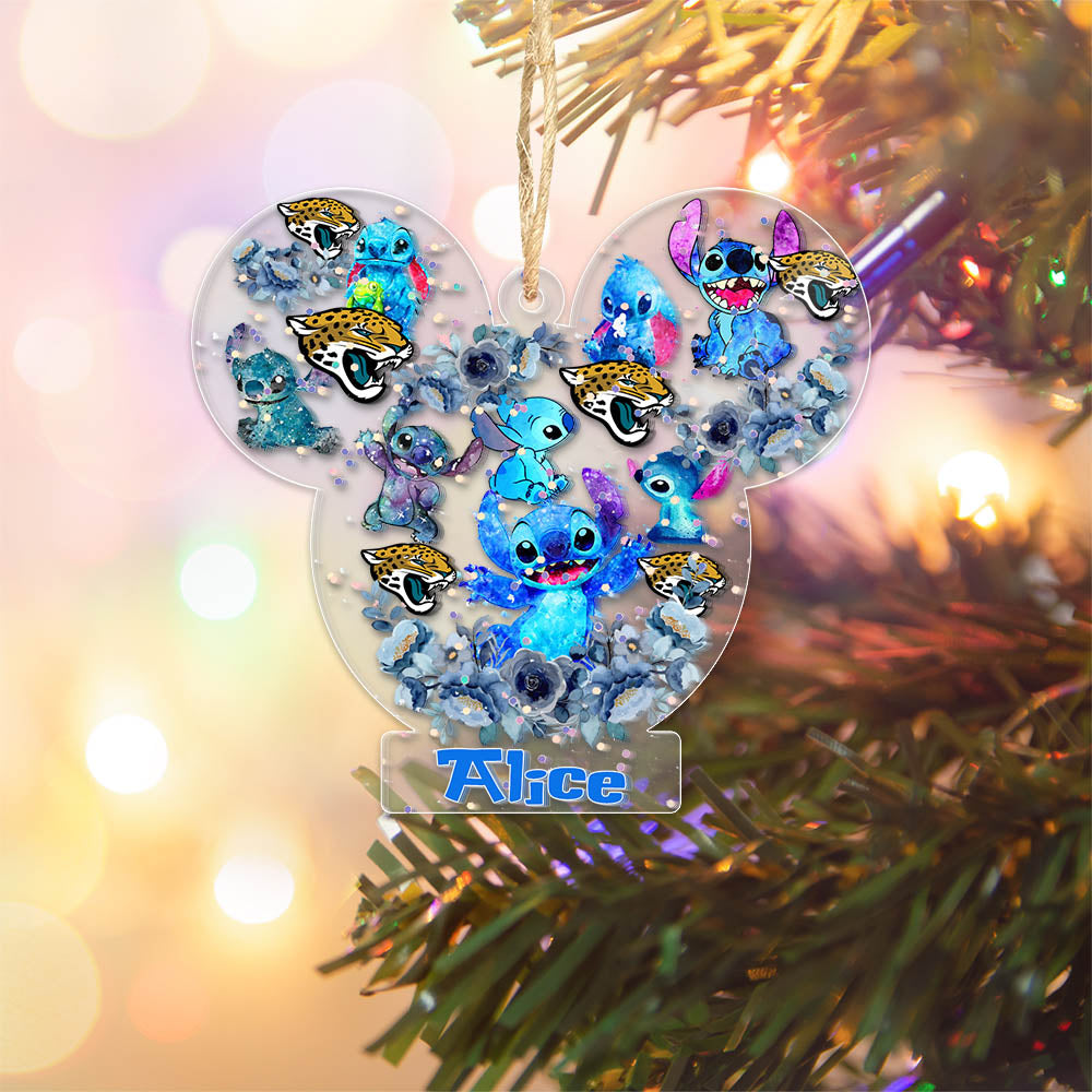 Jacksonville Jaguars Acrylic Ornament Personalized Your Name , Football Team With St Acrylic Ornament, Sport Gifts, Home Decorations ETHY-52630