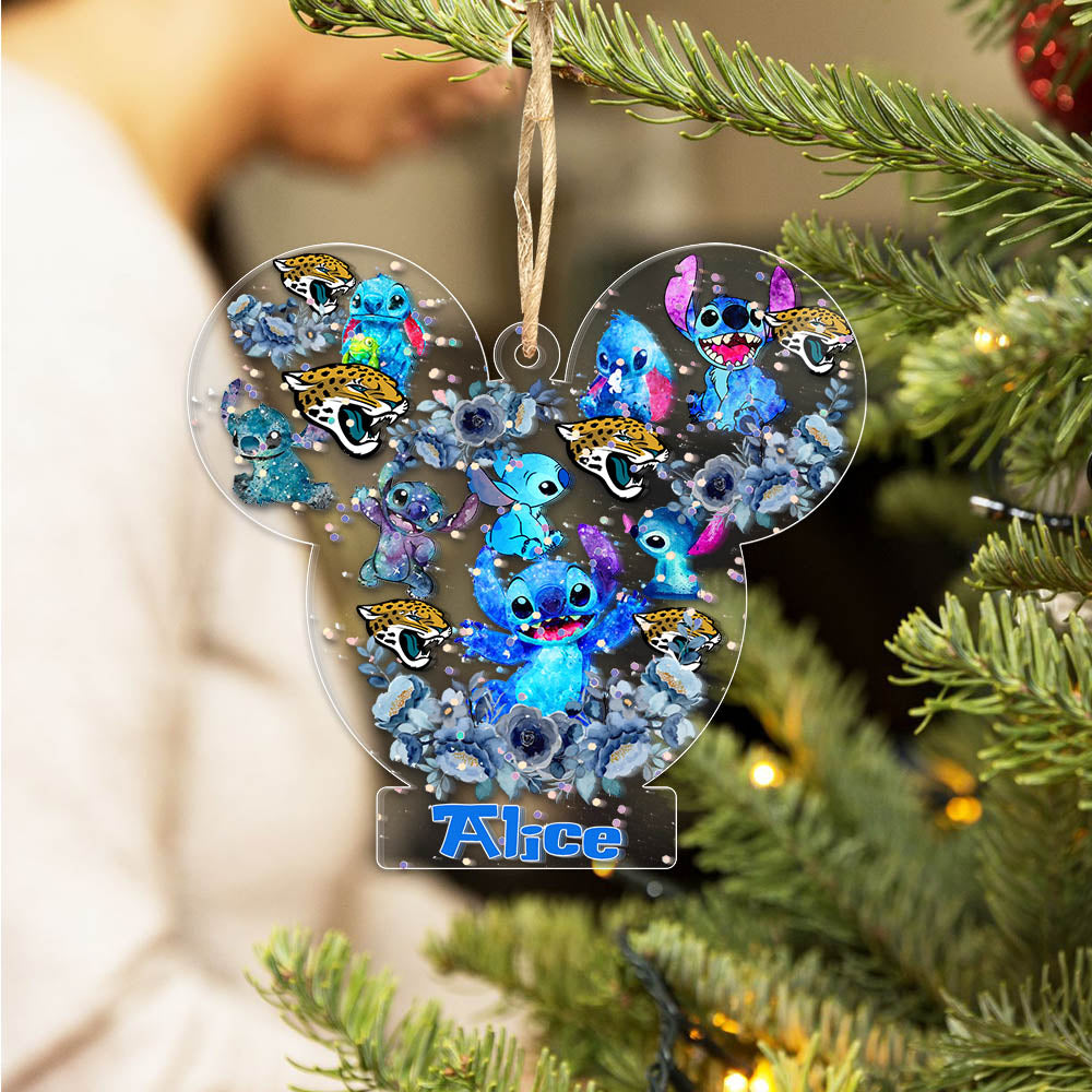 Jacksonville Jaguars Acrylic Ornament Personalized Your Name , Football Team With St Acrylic Ornament, Sport Gifts, Home Decorations ETHY-52630