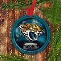 Jacksonville Jaguars Circle Aluminium Custom Ornament 2 Side Trending New Arrivals H52912 ETUG311023