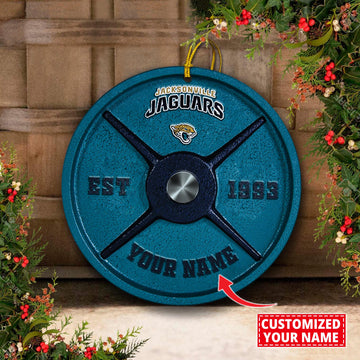 Jacksonville Jaguars Fitness Circle Aluminium Custom Ornament 2 Side Trending New Arrivals H52884 ETUG311023