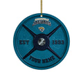 Jacksonville Jaguars Fitness Circle Aluminium Custom Ornament 2 Side Trending New Arrivals H52884 ETUG311023