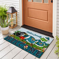 Jacksonville Jaguars Football Team Doormat Personalized Your Family Name, Sport And Grinch Doormat, Football Lovers Gifts, Home Decorations ETHY-53152