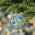 Jacksonville Jaguars Grinch Circle Aluminium Ornament 2 Side Trending New Arrivals H52900 ETUG311023