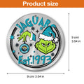 Jacksonville Jaguars Grinch Circle Aluminium Ornament 2 Side Trending New Arrivals H52900 ETUG311023