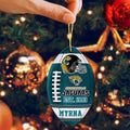 Jacksonville Jaguars Wooden Ornament 2 Sides Personalized Your Name, Sport Team Ornament, Sport Hanging Decorations, Sport Gifts