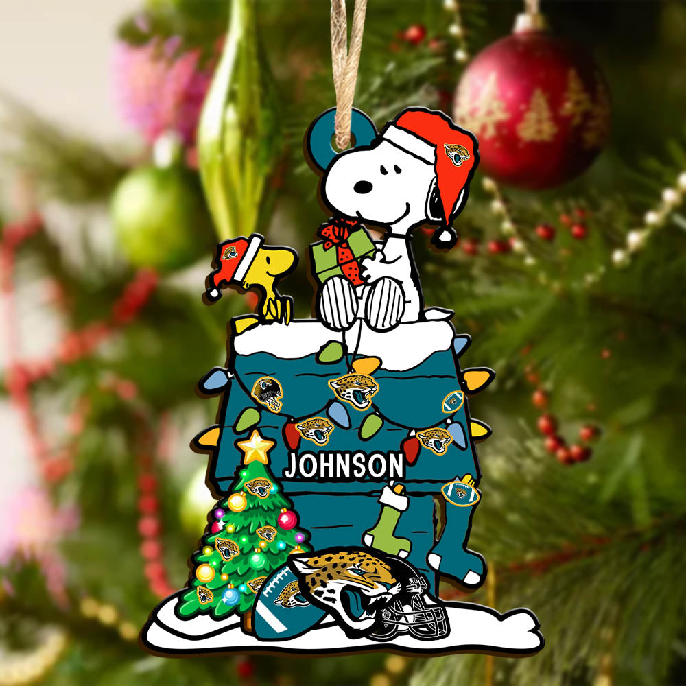 Jacksonville Jaguars Wooden Ornament Personalized Your Name, SN Ornament, Christmas Gifts For Sport Lovers, Sport Home Decorations ETHY-52323