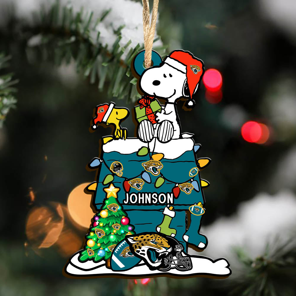 Jacksonville Jaguars Wooden Ornament Personalized Your Name, SN Ornament, Christmas Gifts For Sport Lovers, Sport Home Decorations ETHY-52323
