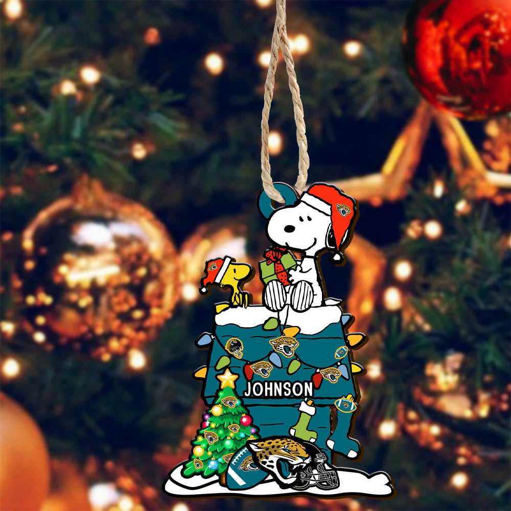 Jacksonville Jaguars Wooden Ornament Personalized Your Name, SN Ornament, Christmas Gifts For Sport Lovers, Sport Home Decorations ETHY-52323