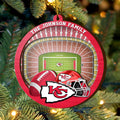 Kansas City Chiefs  3 Layered Piece Wooden Ornament Custom Your Family Name, Sport Stadium Ornament, Sport Gifts ETRG-52162