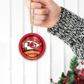 Kansas City Chiefs Circle Aluminium Custom Ornament 2 Side Trending New Arrivals H52912 ETUG311023