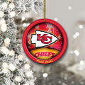 Kansas City Chiefs Circle Aluminium Custom Ornament 2 Side Trending New Arrivals H52912 ETUG311023