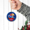 Kansas Jayhawks Circle Aluminium Custom Ornament 2 Side Trending New Arrivals H52912 ETUG311023
