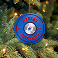 Kansas Jayhawks Fitness Circle Aluminium Ornament 2 Side Trending New Arrivals H52883 ETUG311023