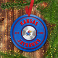 Kansas Jayhawks Fitness Circle Aluminium Ornament 2 Side Trending New Arrivals H52883 ETUG311023