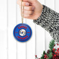 Kansas Jayhawks Fitness Circle Aluminium Ornament 2 Side Trending New Arrivals H52883 ETUG311023