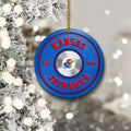 Kansas Jayhawks Fitness Circle Aluminium Ornament 2 Side Trending New Arrivals H52883 ETUG311023