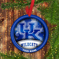 Kentucky Wildcats Circle Aluminium Custom Ornament 2 Side Trending New Arrivals H52912 ETUG311023