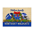 Kentucky Wildcats Doormat Personalized Your Name, Sport Team Doormat, Christmas Gifts For Football Fan, Home Decor ETHY-52726