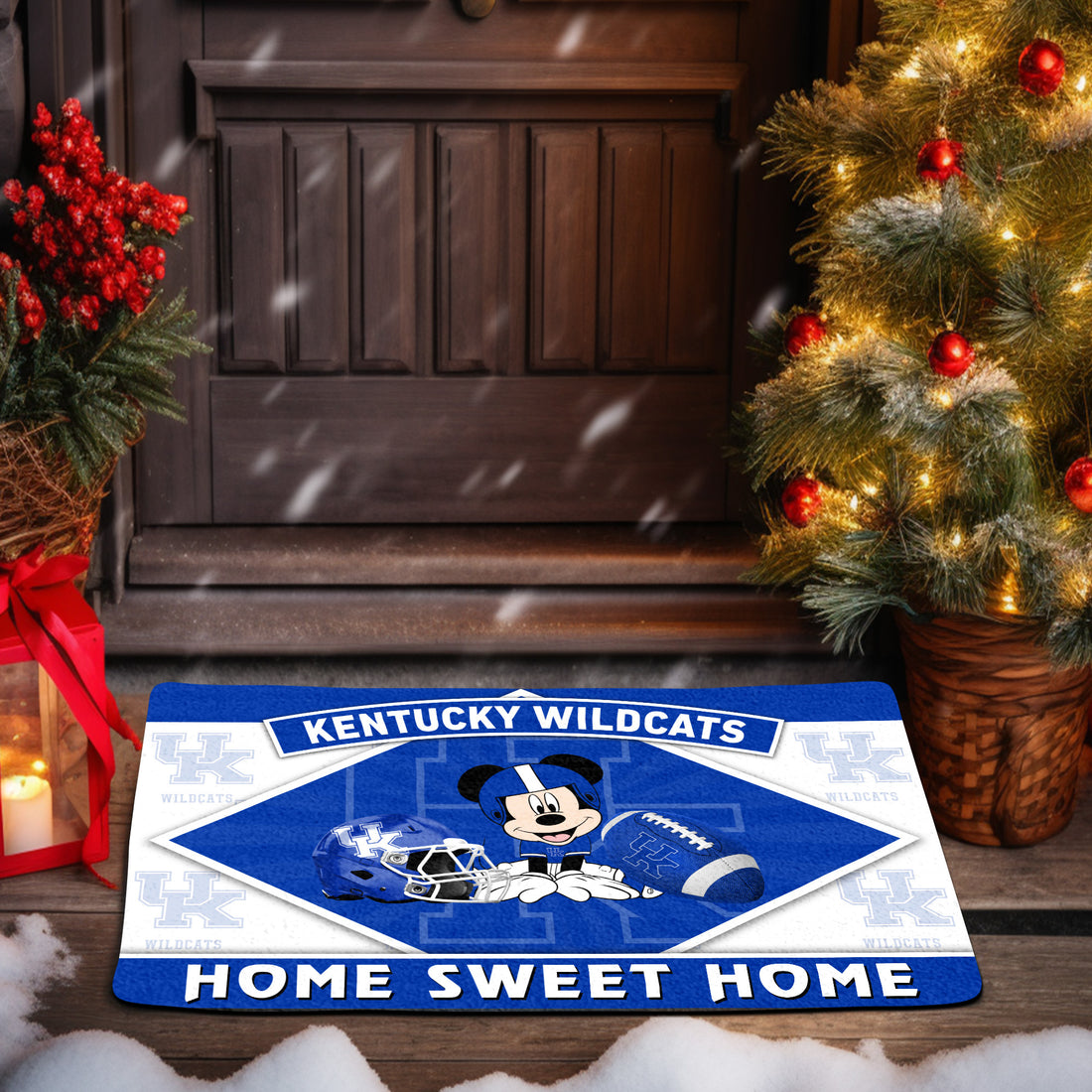 Kentucky Wildcats Doormat, Sport Team And MK Doormat, FootBall Fan Gifts