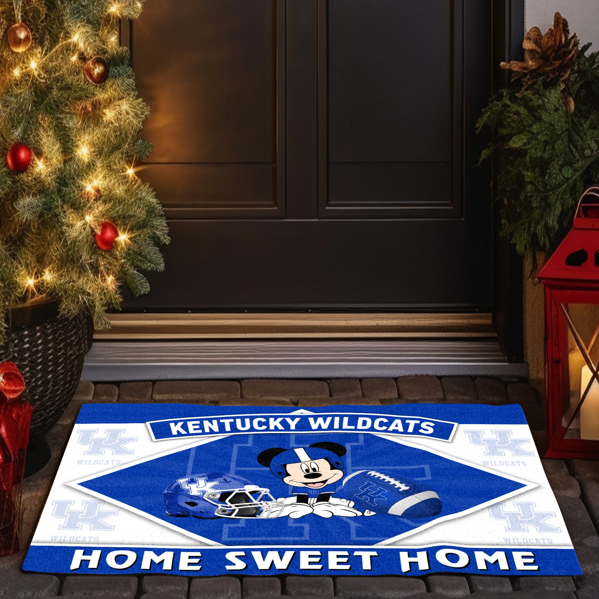 Kentucky Wildcats Doormat, Sport Team And MK Doormat, FootBall Fan Gifts
