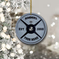 Las Vegas Raiders Fitness Circle Aluminium Custom Ornament 2 Side Trending New Arrivals H52884 ETUG311023