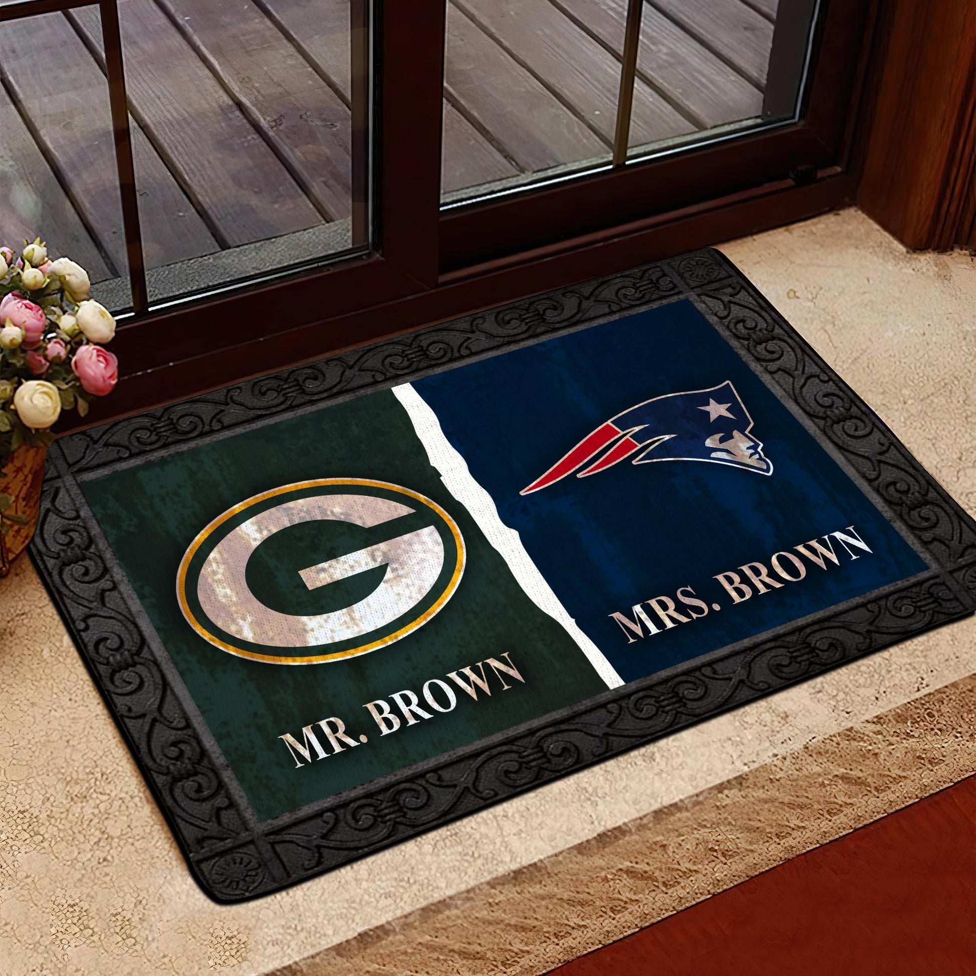 LASport247 HOUSE DIVIDED Doormat NL Custom Doormat Any Team, Any League All Over Printed DM15(6228)