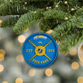 Los Angeles Chargers Fitness Circle Aluminium Custom Ornament 2 Side Trending New Arrivals H52884 ETUG311023