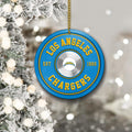 Los Angeles Chargers Fitness Circle Aluminium Ornament 2 Side Trending New Arrivals H52883 ETUG311023