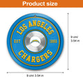 Los Angeles Chargers Fitness Circle Aluminium Ornament 2 Side Trending New Arrivals H52883 ETUG311023