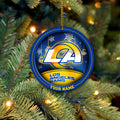 Los Angeles Rams Circle Aluminium Custom Ornament 2 Side Trending New Arrivals H52912 ETUG311023