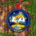 Los Angeles Rams Circle Aluminium Custom Ornament 2 Side Trending New Arrivals H52912 ETUG311023