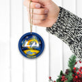 Los Angeles Rams Circle Aluminium Custom Ornament 2 Side Trending New Arrivals H52912 ETUG311023