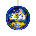 Los Angeles Rams Circle Aluminium Custom Ornament 2 Side Trending New Arrivals H52912 ETUG311023