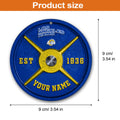 Los Angeles Rams Fitness Circle Aluminium Custom Ornament 2 Side Trending New Arrivals H52884 ETUG311023