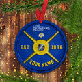 Los Angeles Rams Fitness Circle Aluminium Custom Ornament 2 Side Trending New Arrivals H52884 ETUG311023