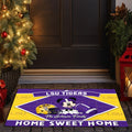 LSU TIGERS Doormat Custom Your Family Name, Sport Team And MK Doormat, FootBall Fan Gifts EHIVM-52722