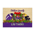 LSU TIGERS Doormat Personalized Your Name, Sport Team Doormat, Christmas Gifts For Football Fan, Home Decor ETHY-52726