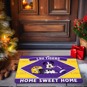 LSU TIGERS Doormat, Sport Team And MK Doormat, FootBall Fan Gifts