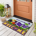 LSU TIGERS Football Team Doormat Personalized Your Family Name, Sport And Grinch Doormat, Football Lovers Gifts, Home Decorations ETHY-53152